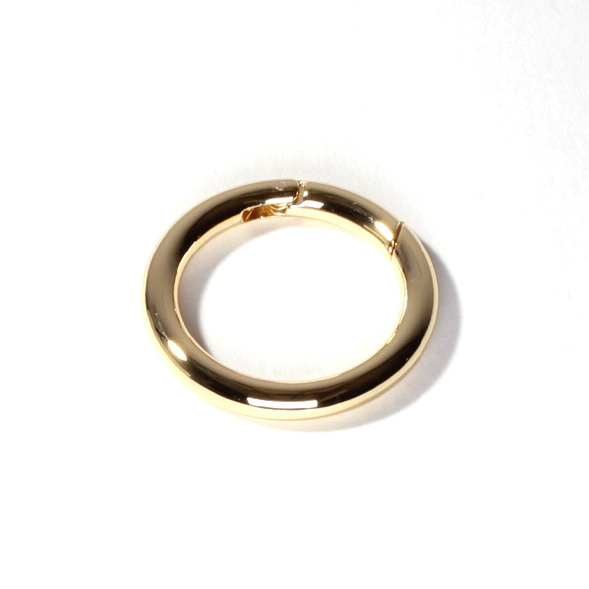 Ring mit Schnappverschluss Gold 25mm