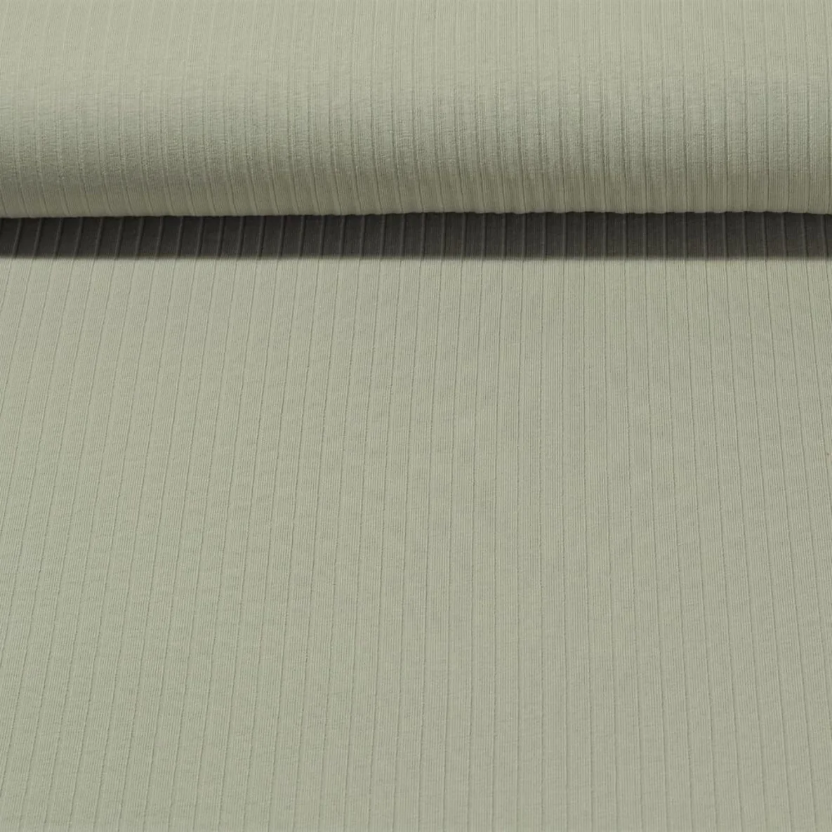 Rippjersey Breitripp Olivgrün