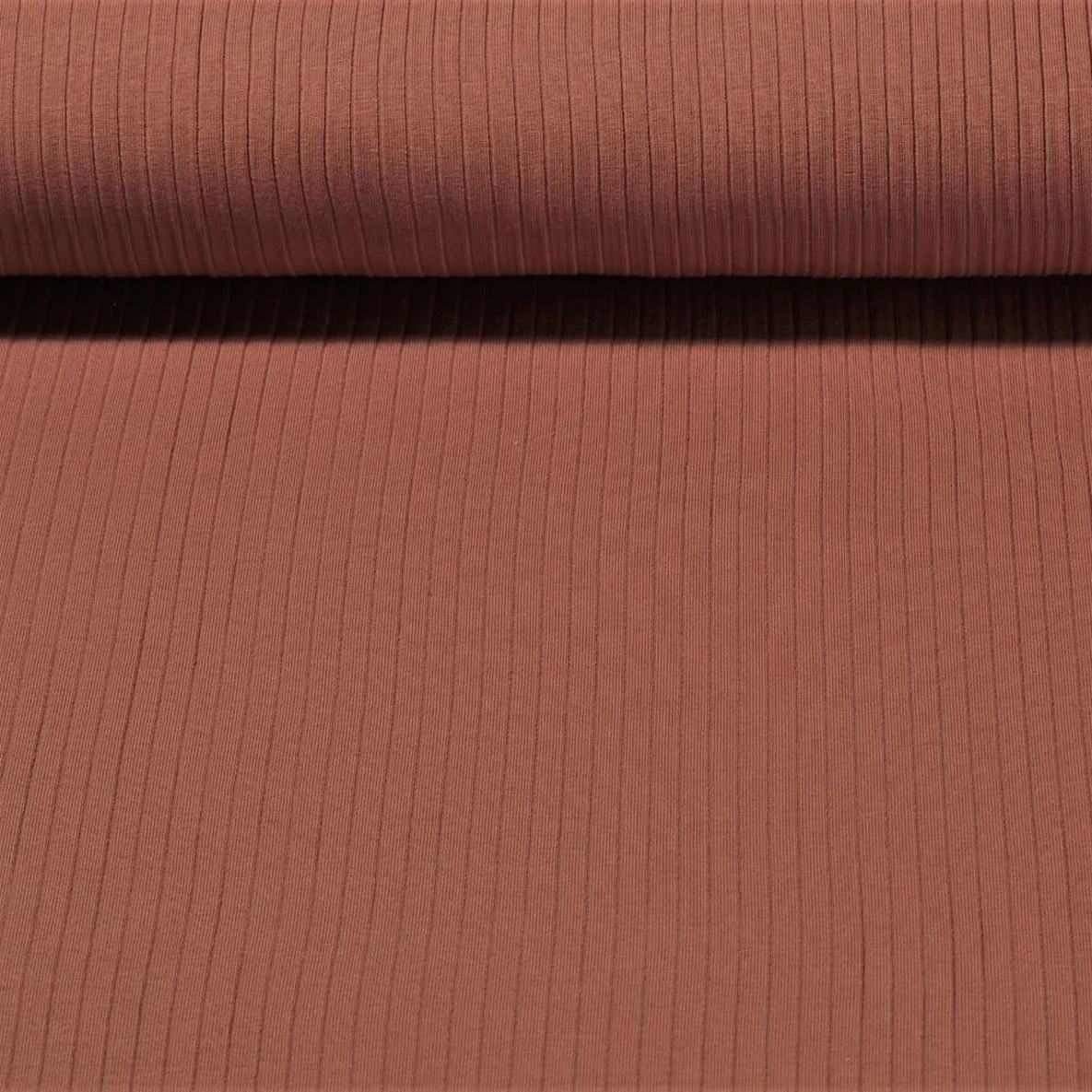 Rippjersey Breitripp Rost