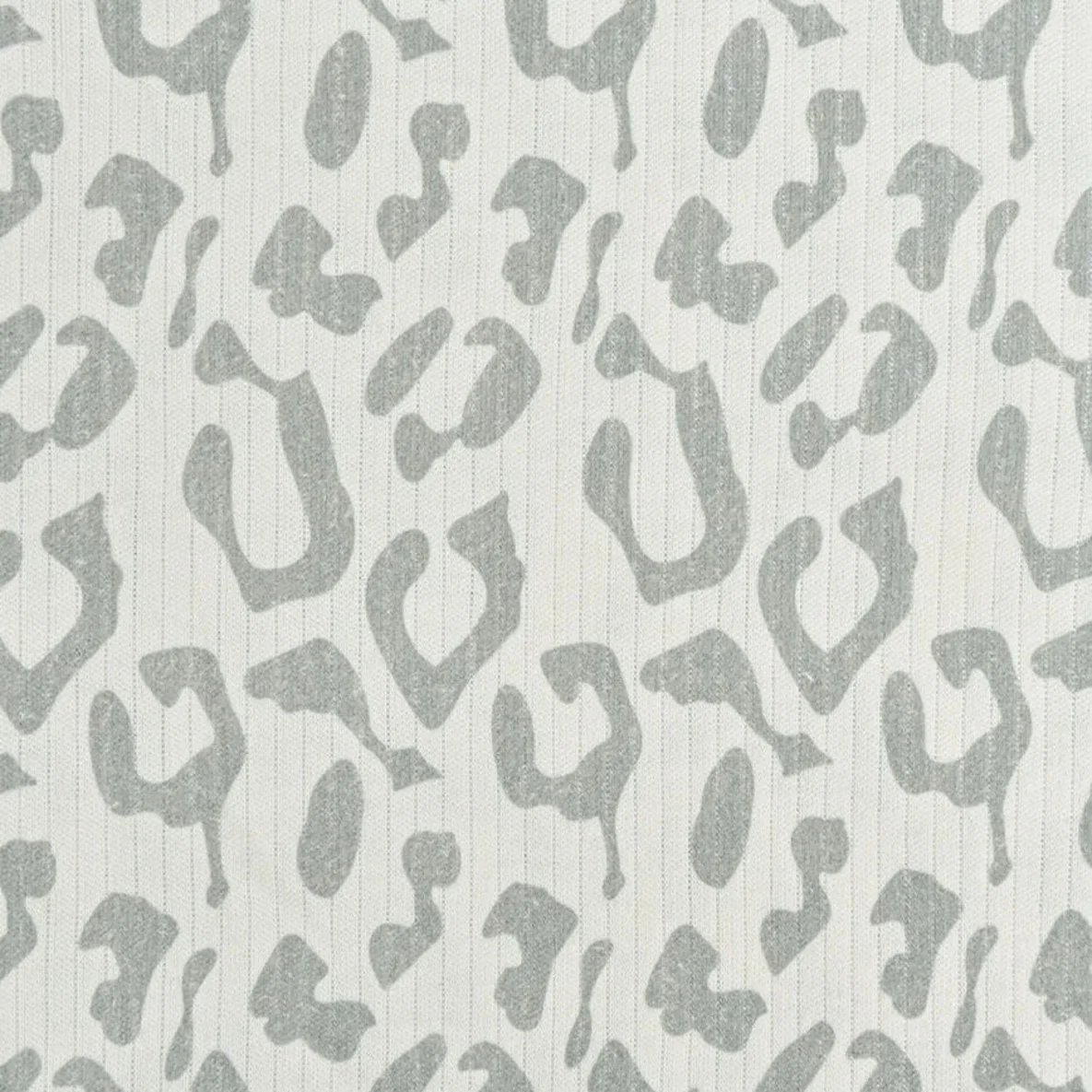 Rippjersey Leopard Ecru Grün