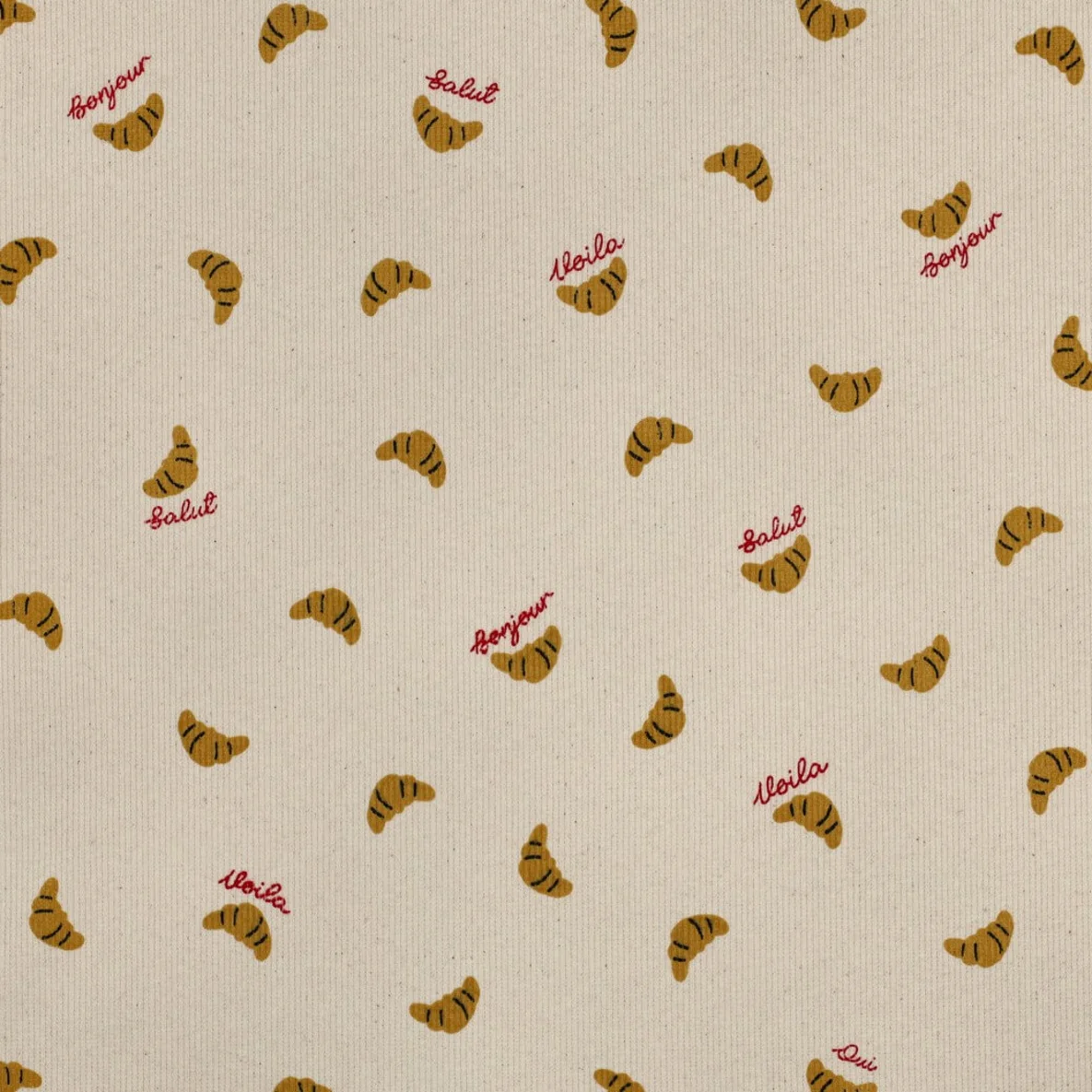 Rippjersey Natural Croissants Natur