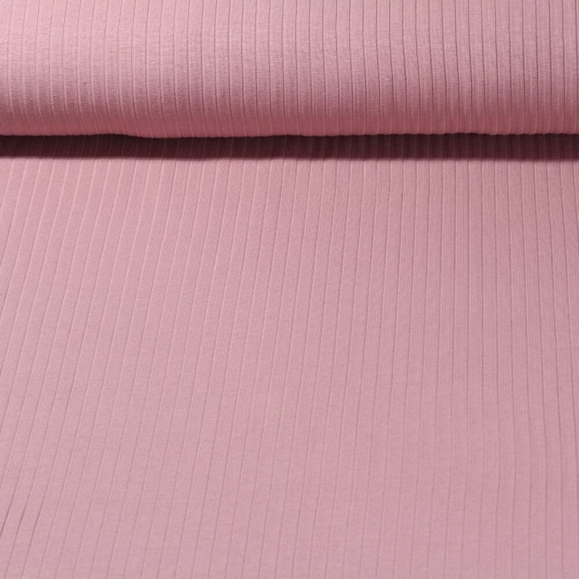 Rippjersey Uni Rosa Breitripp