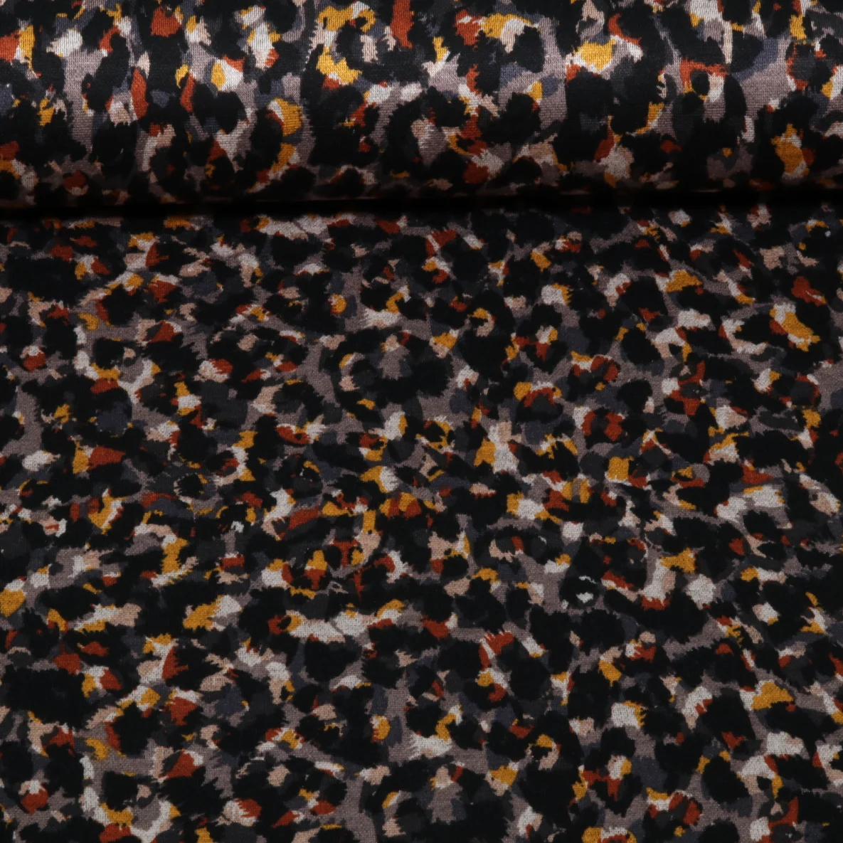 Romanit Jersey Abstrakt Gelb Multicolor