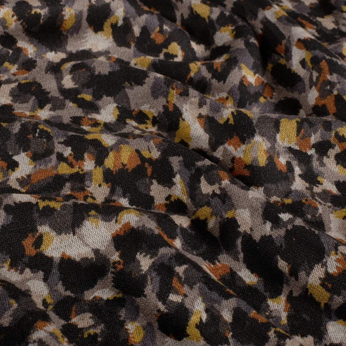 Romanit Jersey Abstrakt Gelb Multicolor