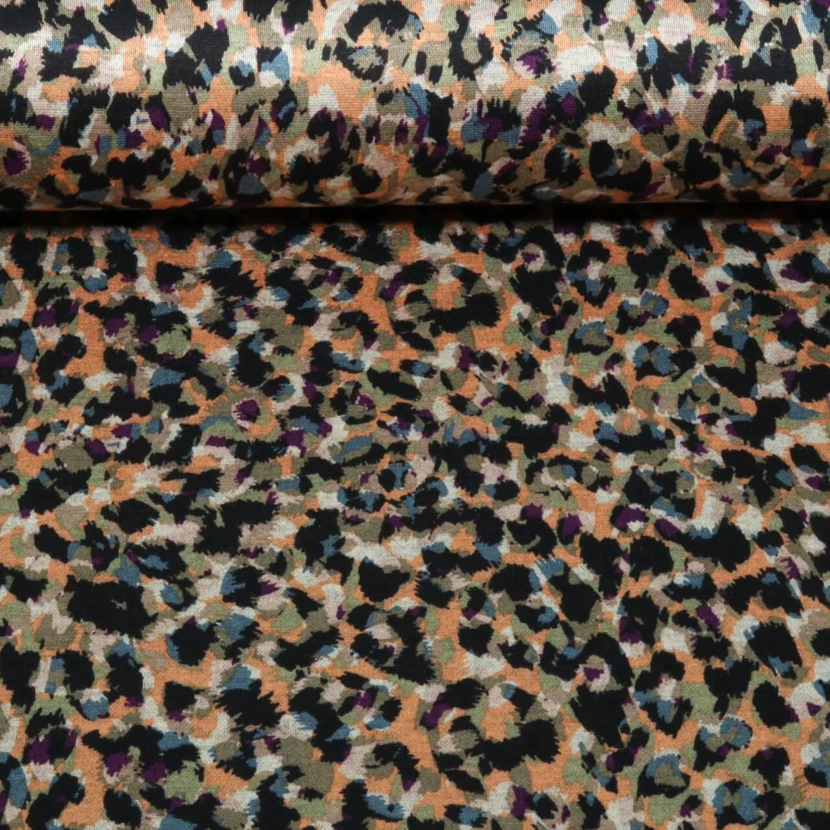 Romanit Jersey Abstrakt Lachs Multicolor