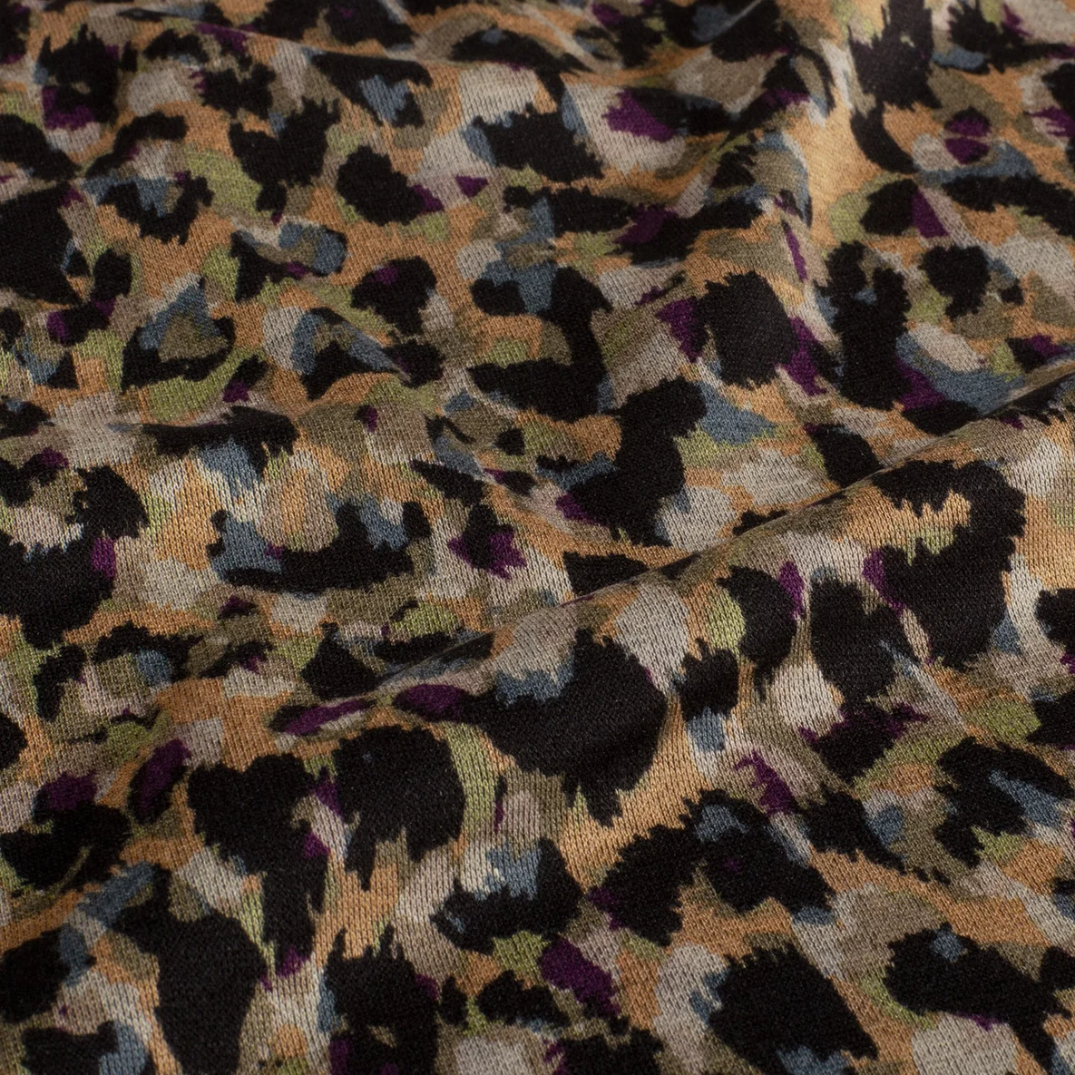 Romanit Jersey Abstrakt Lachs Multicolor