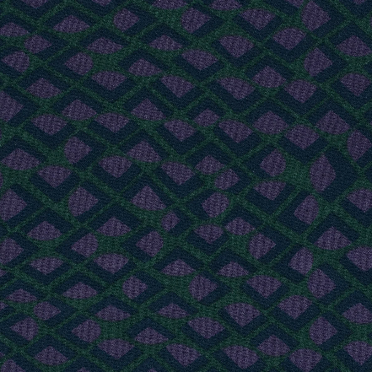 Romanit Jersey Bogenmuster Lila