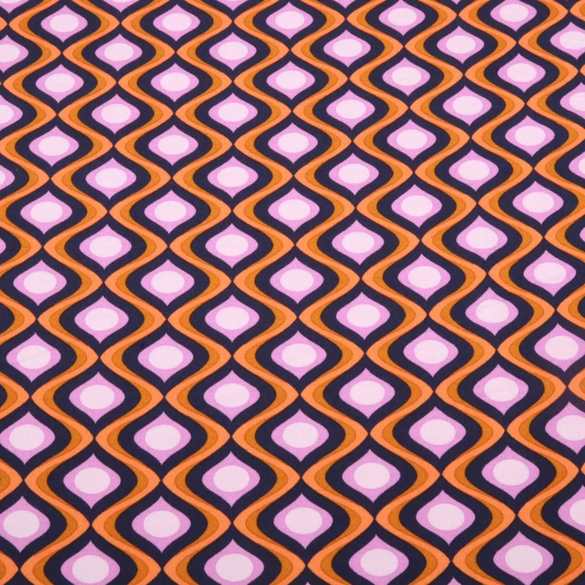 Romanit Jersey Grafisch Orange Lila