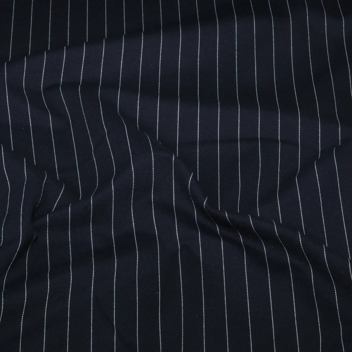Romanit-Jersey Nadelstreifen 15mm Navy