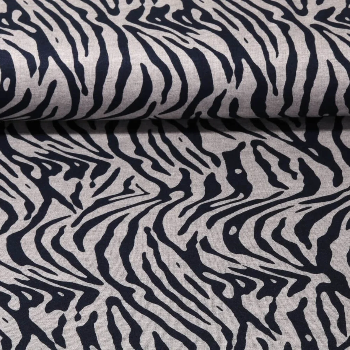 Romanit Jersey Zebra Hellgrau Navy
