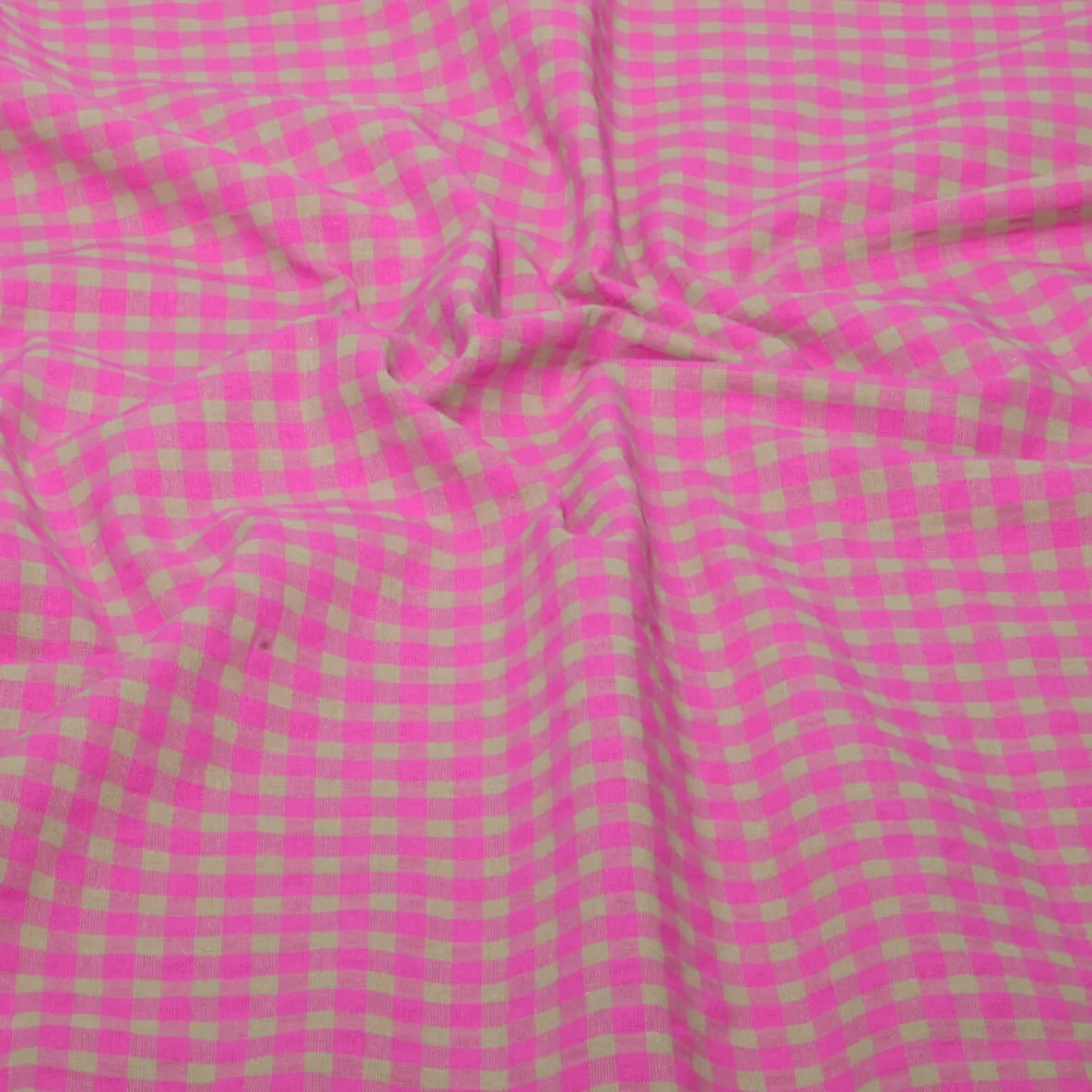 Seersucker Karo Pink Beige