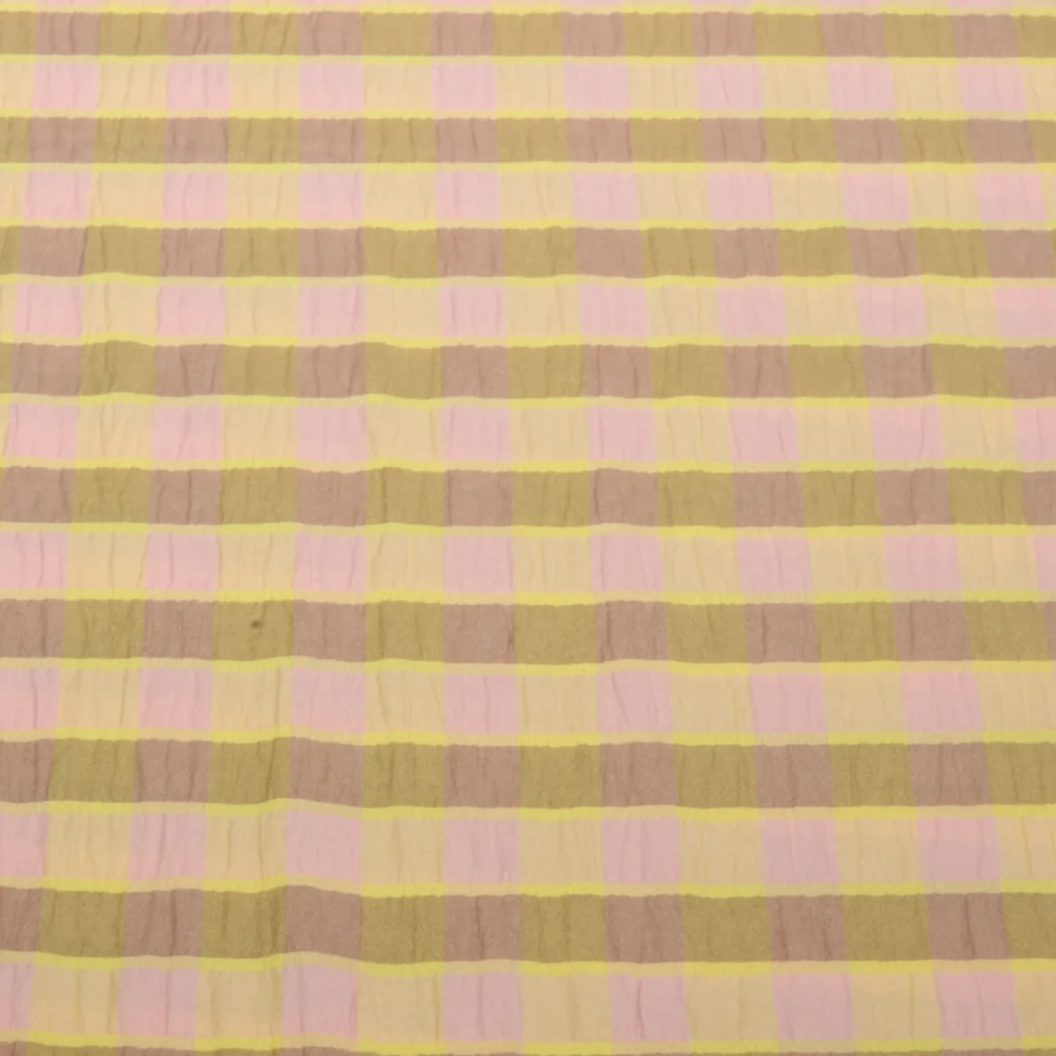 Seersucker Karo Rosa