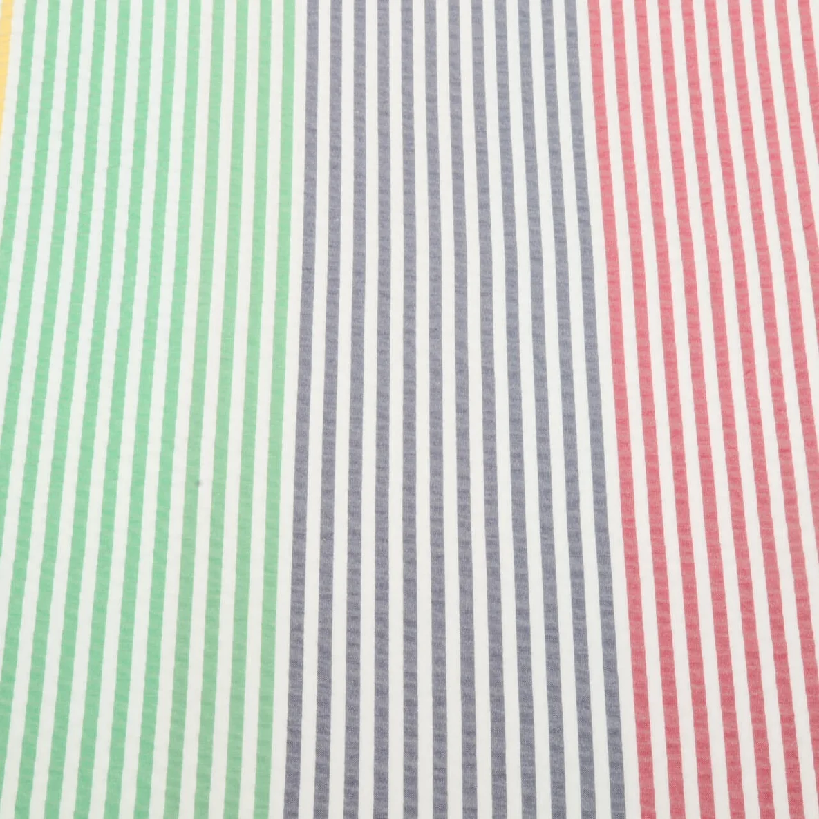 Seersucker Streifen Multicolor