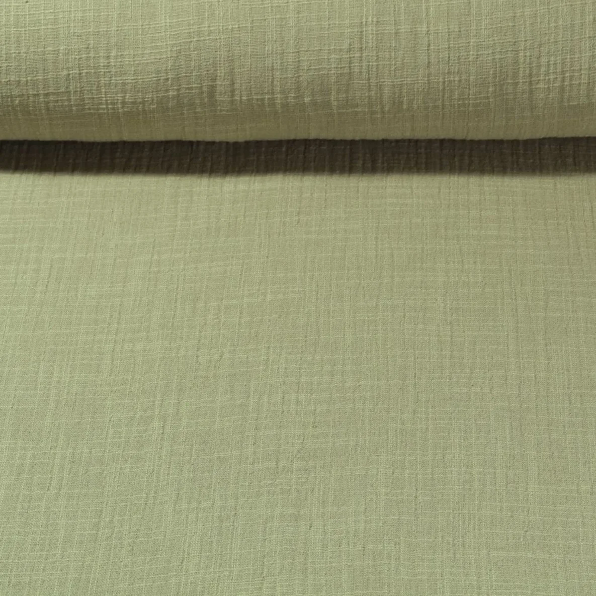 Slub Musselin "Cassie" Olive