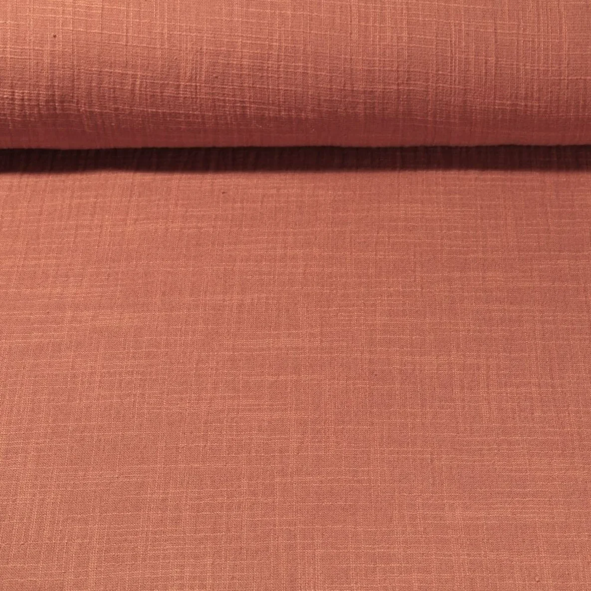 Slub Musselin "Cassie" Rosenholz
