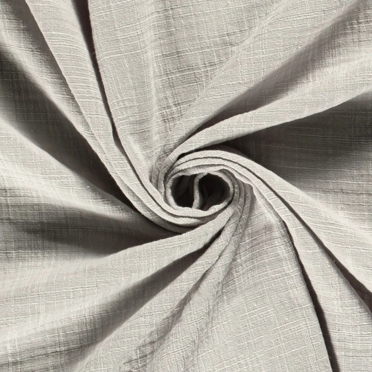 Slub Musselin "Cassie" Silbergrau