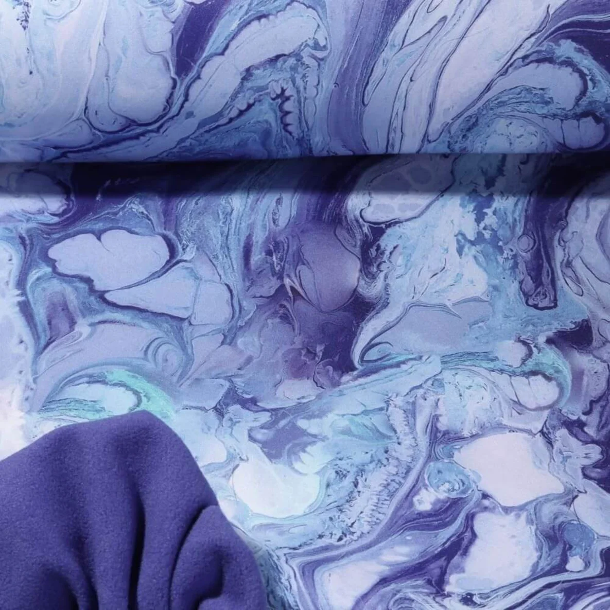 Softshell Marmoriert Lavendel