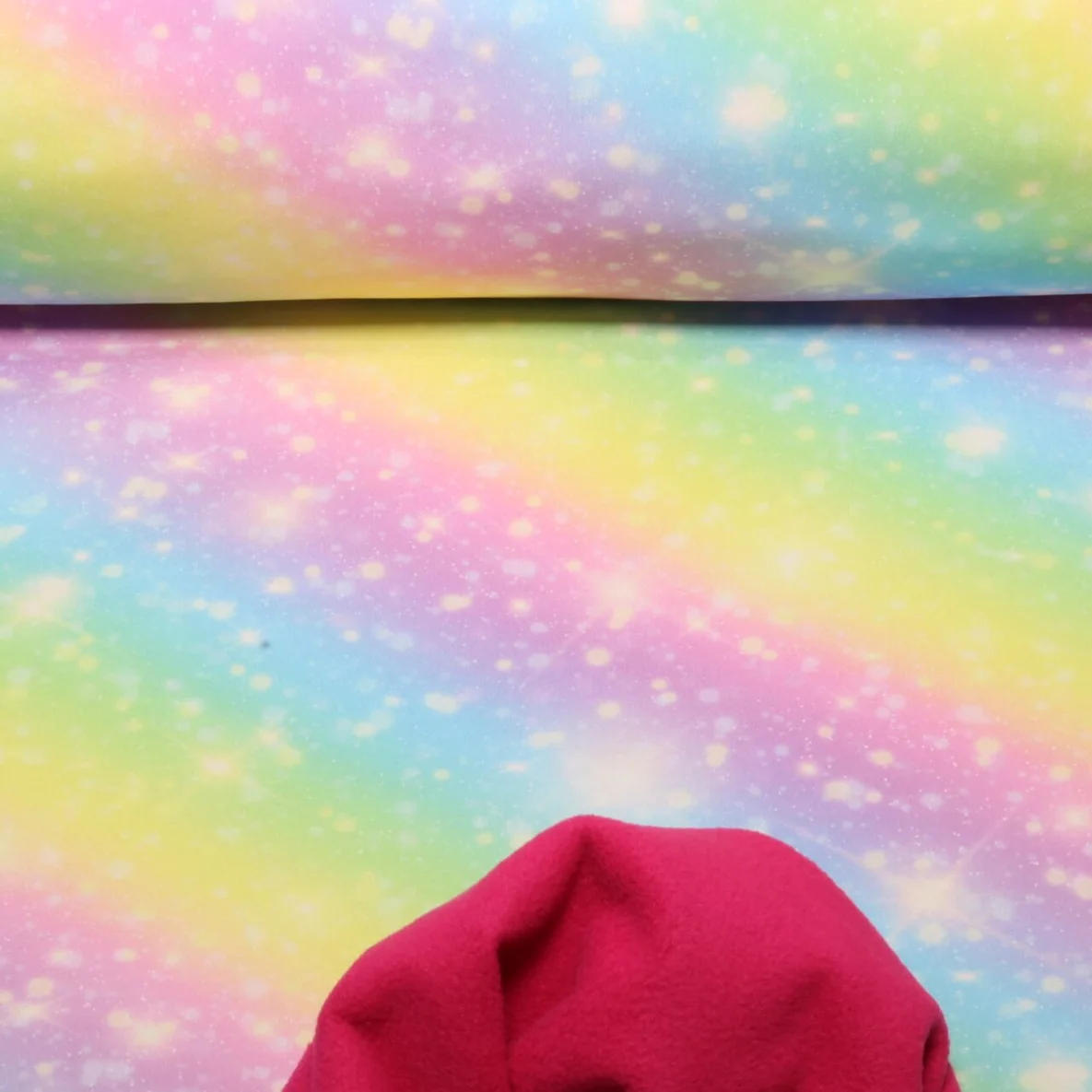 Softshell Regenbogenfarben Pastell