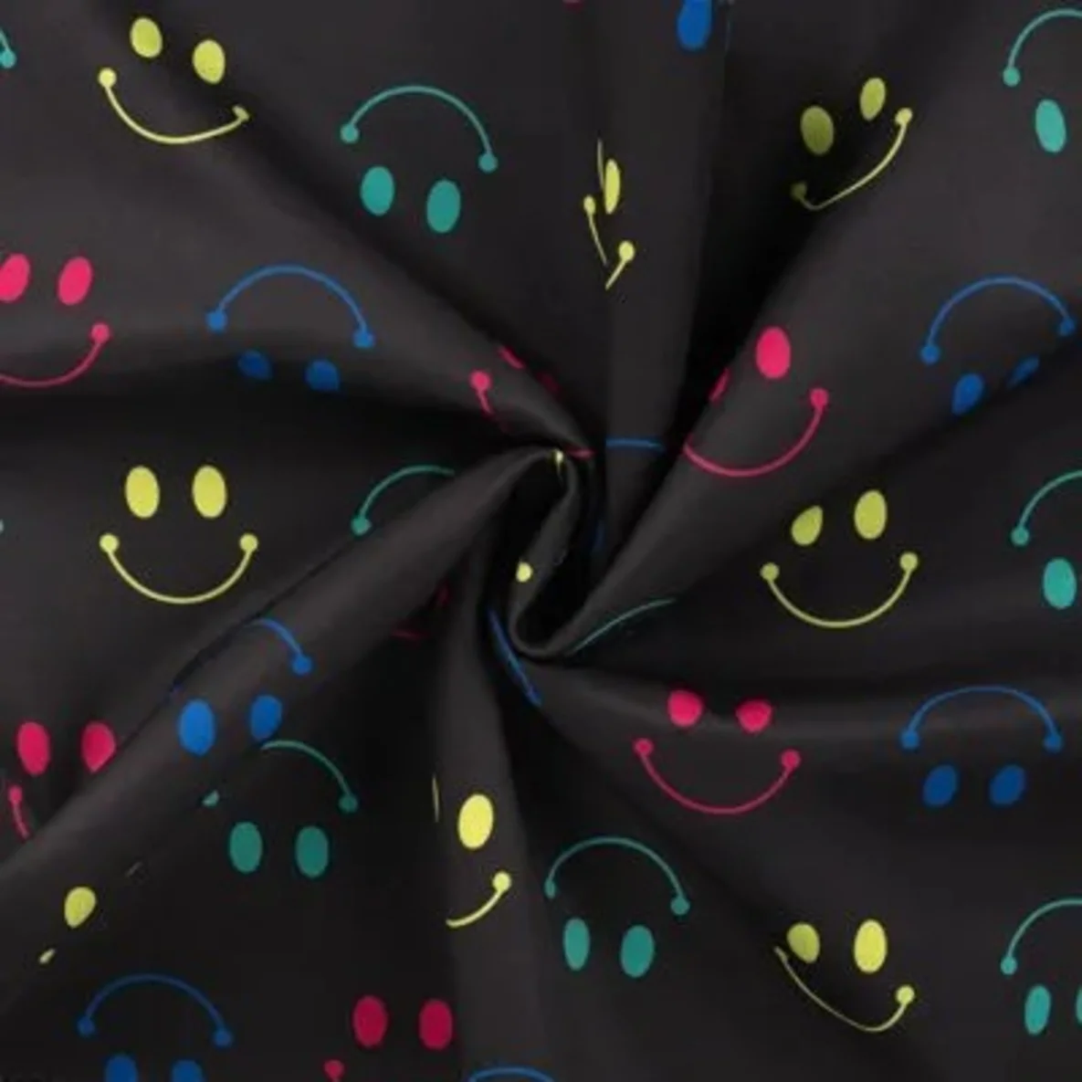 Softshell Smileys Schwarz Bunt