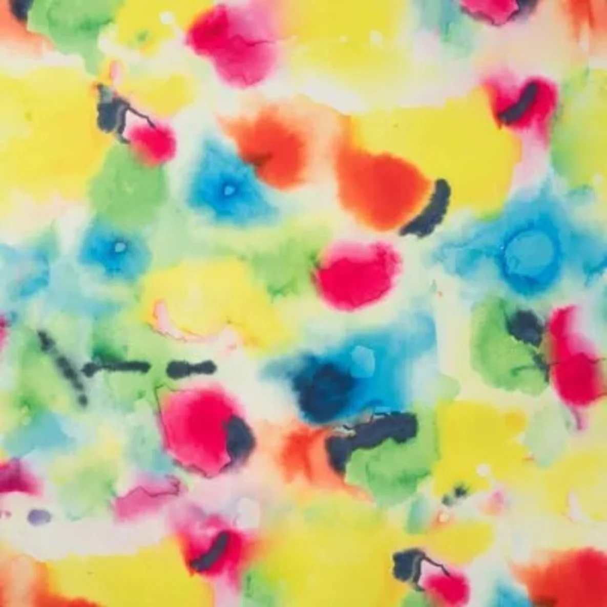 Softshell Wasserfarben Gelb Multicolor