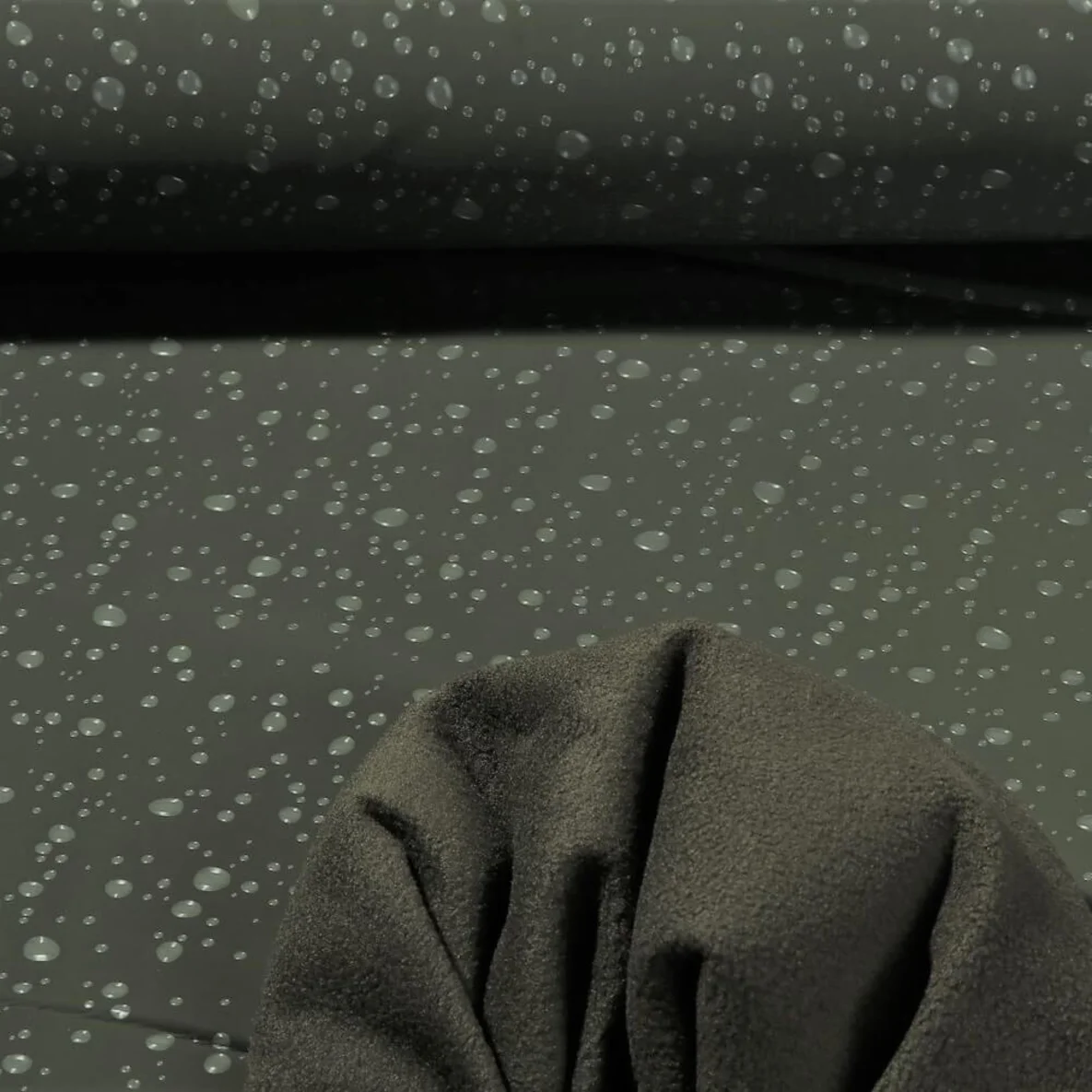 Softshell Wassertropfen Khaki