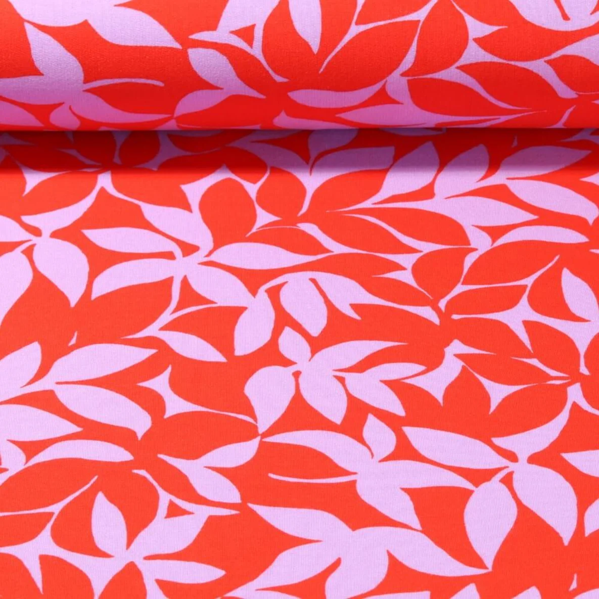 Softsweat Blätter Rosa Hellrot