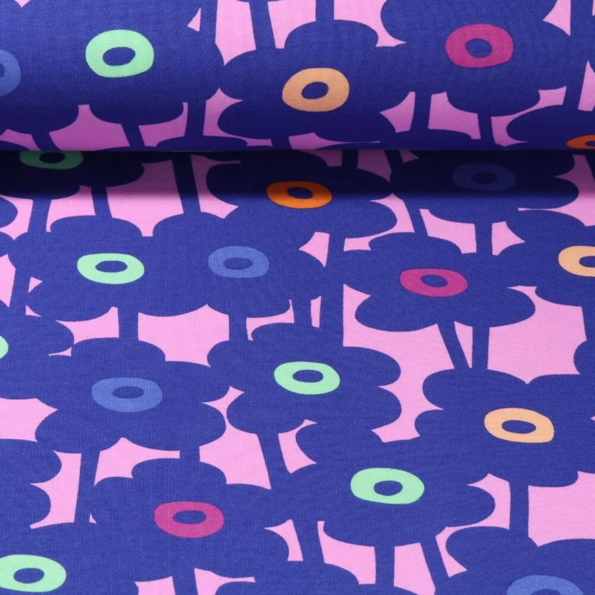 Softsweat "Daisychain" Rosa Royalblau 