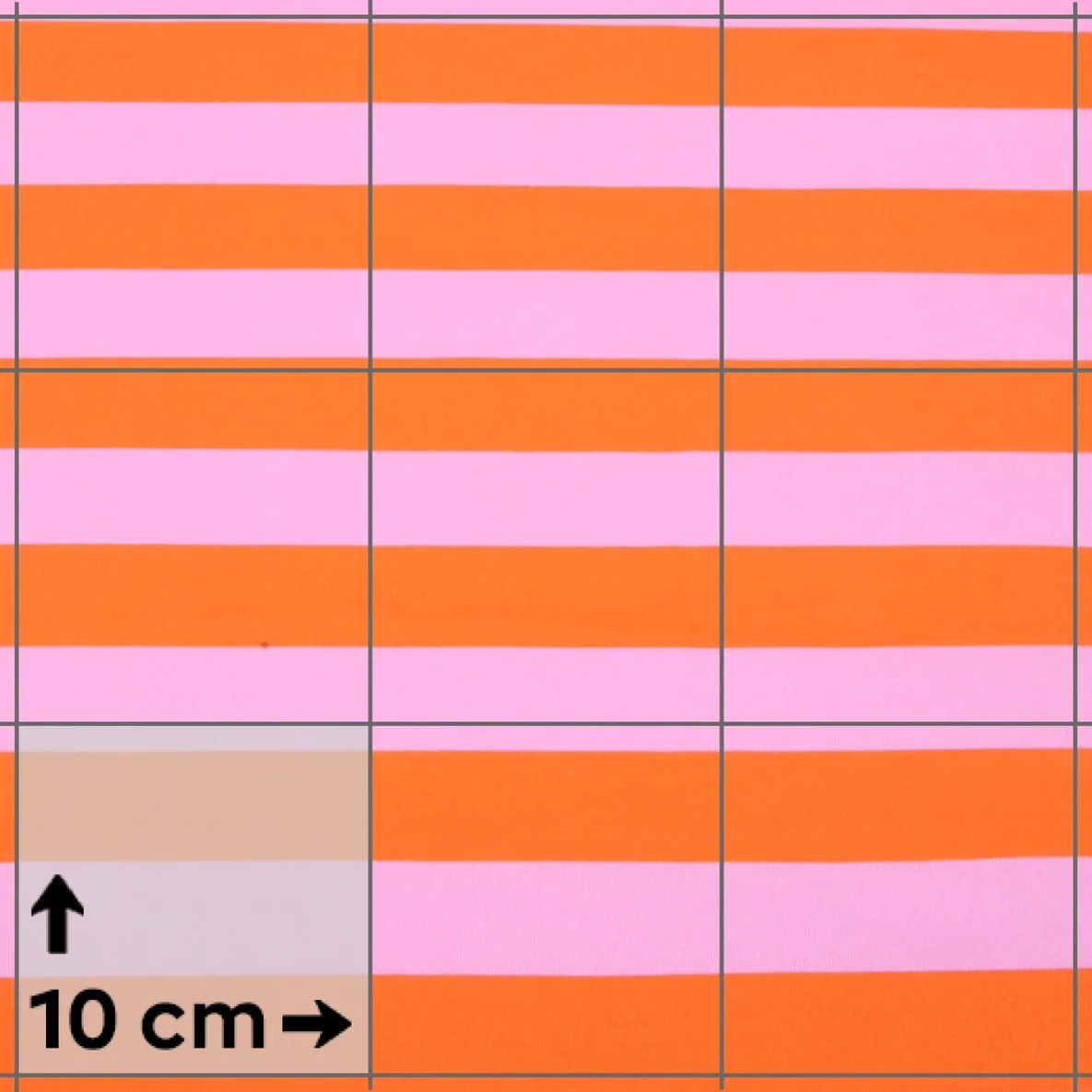 Softsweat Streifen Orange Rosa Angeraut