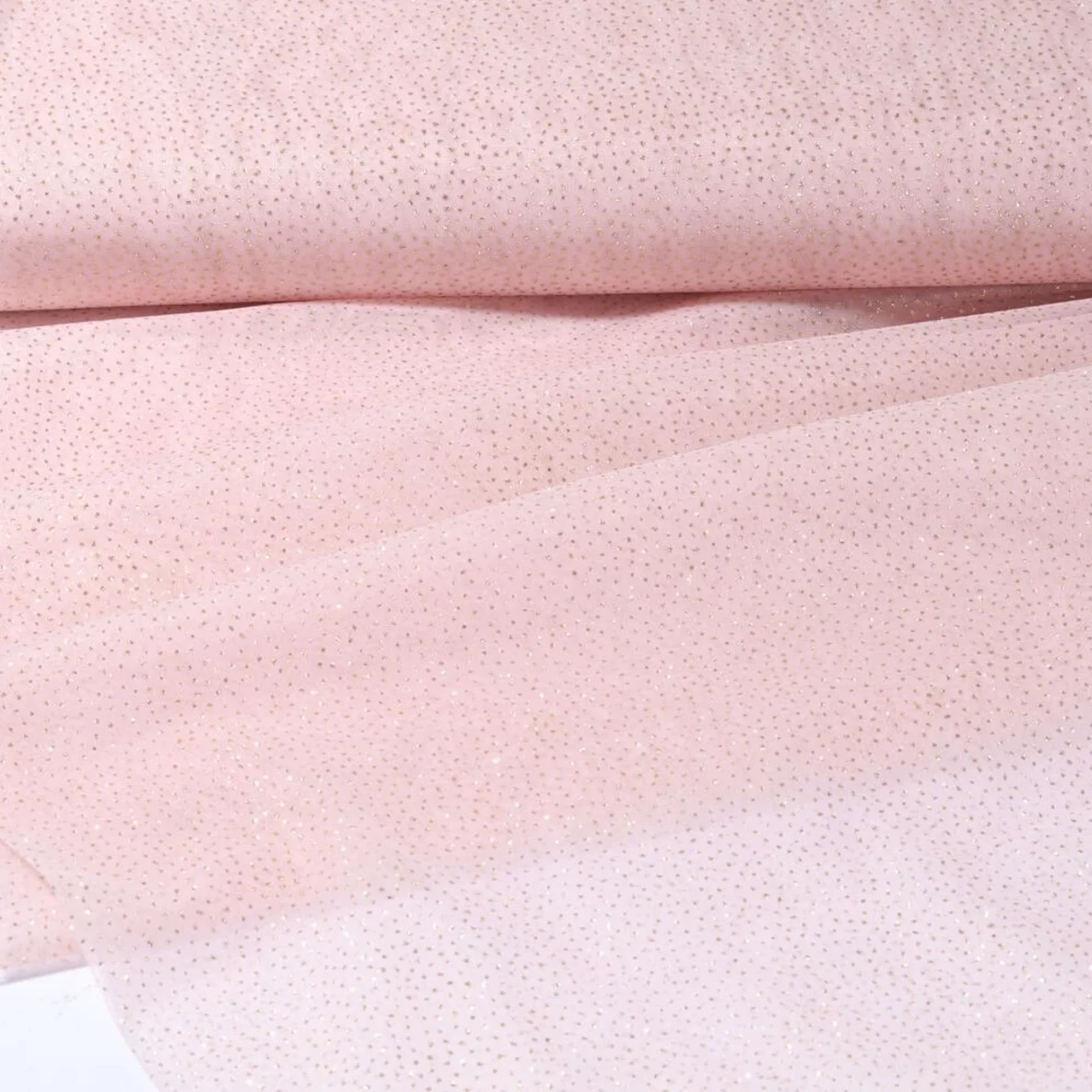 Softtüll Glitzer Gold Rose