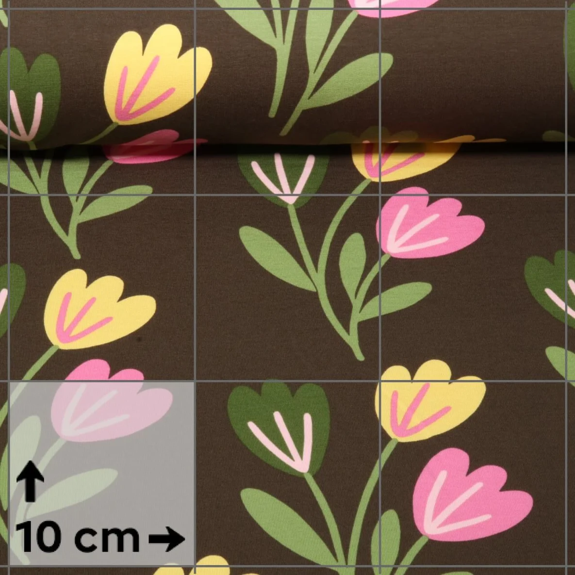 Sommersweat B-Trendy Tulpe Braun