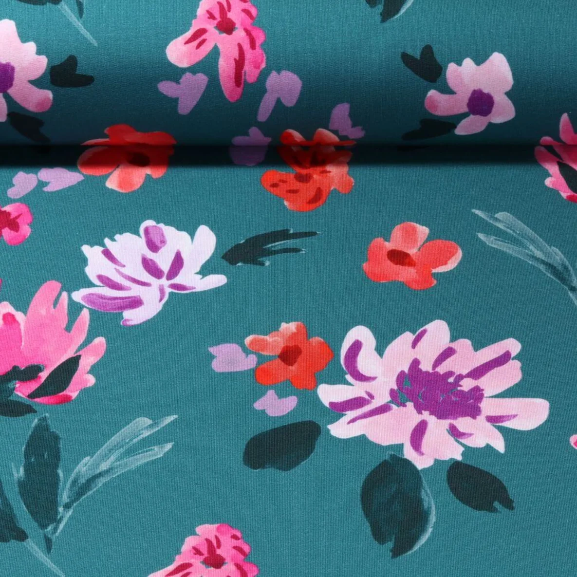 Sommersweat "Colette" Petrolgrün