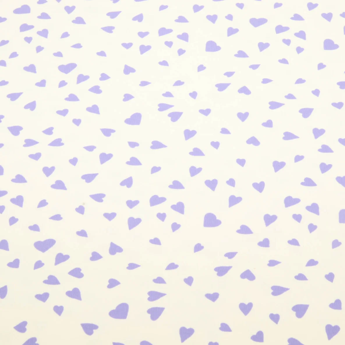 Sommersweat French Terry Herzen Ecru