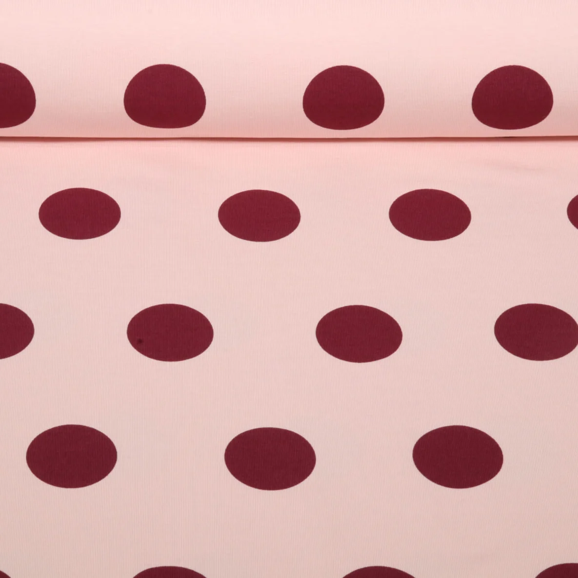 Sommersweat French Terry Punkte Klein Rosa