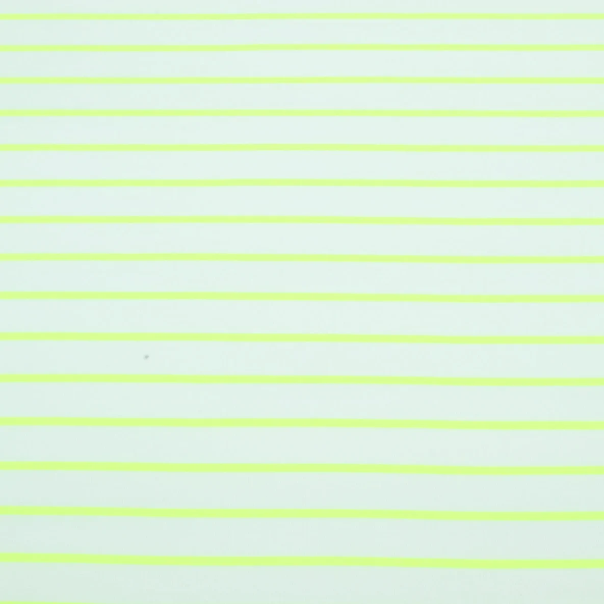 Sommersweat - French Terry Streifen Weiß Neon Gelb