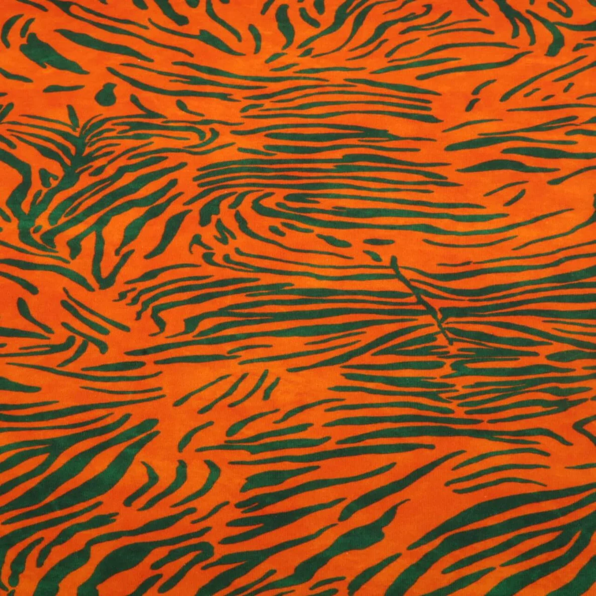 Sommersweat French Terry Zebra Orange