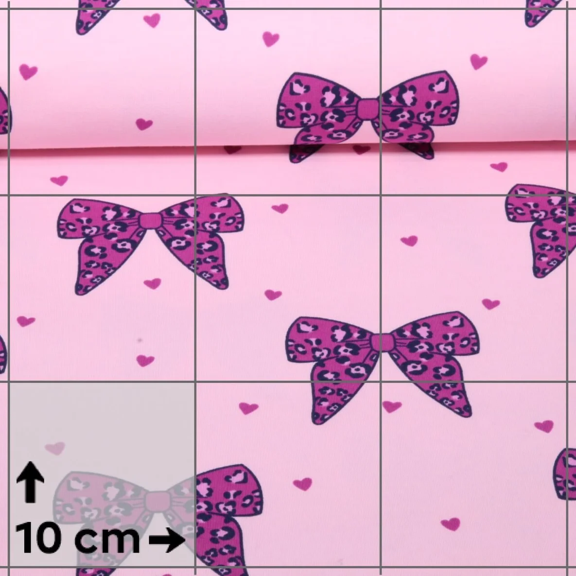 Sommersweat Leo Schleifen Rosa