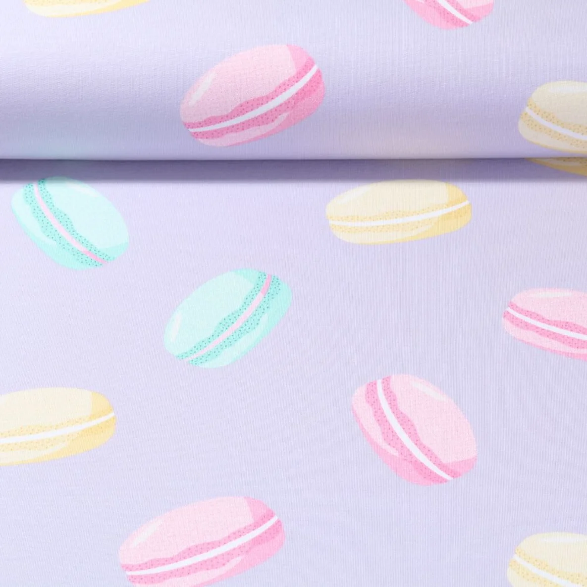 Sommersweat Macarons Flieder