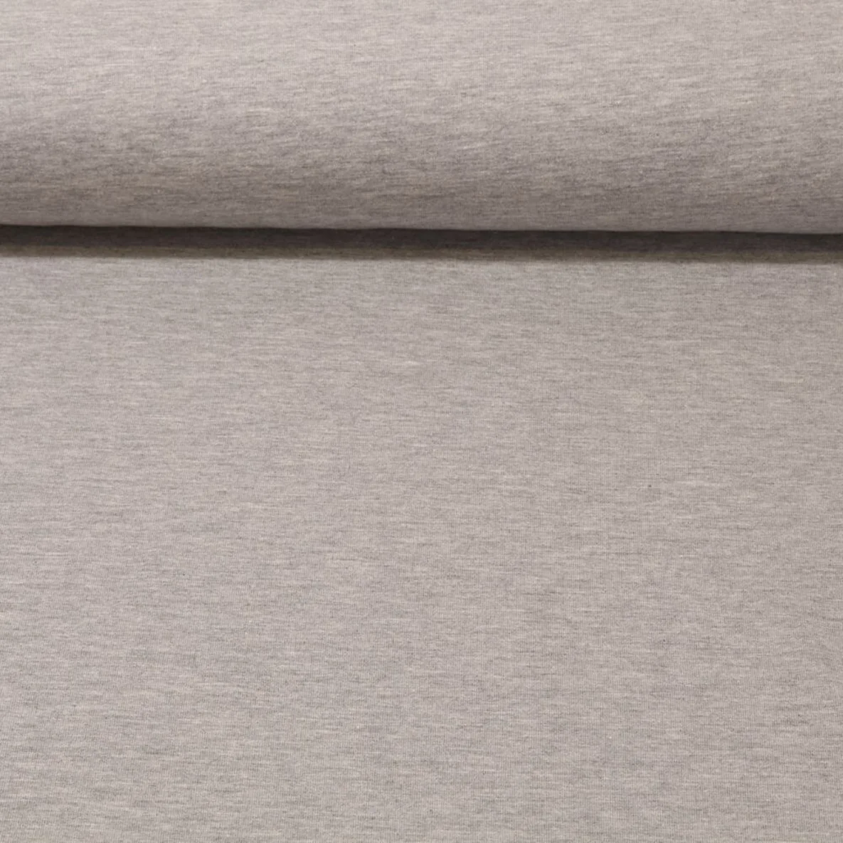 Sommersweat "Zoey" Melange Hellgrau