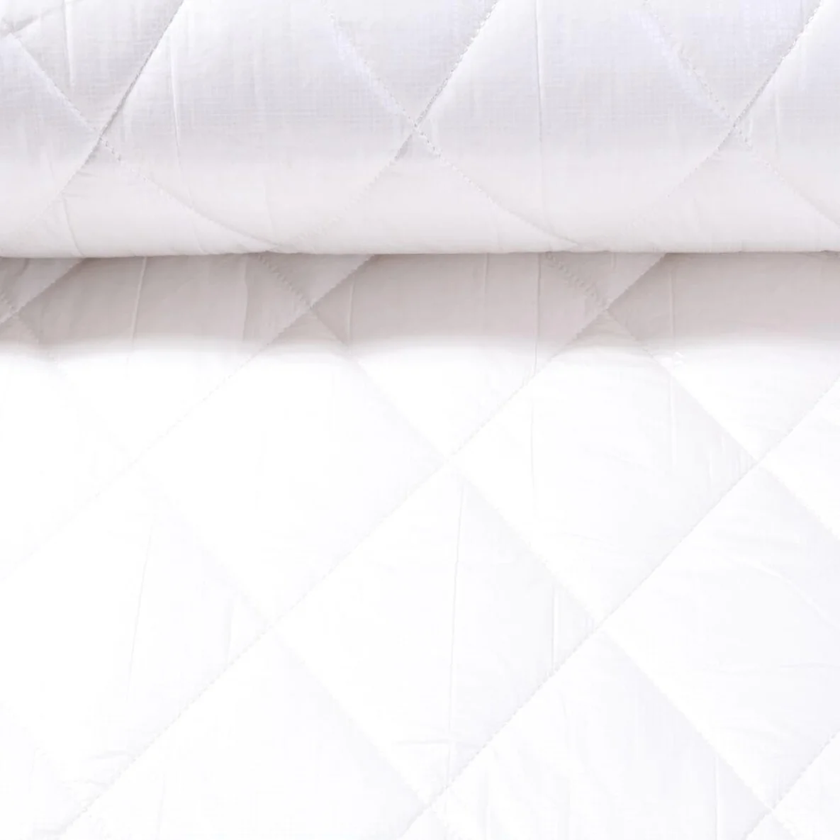 Steppstoff Rauten Ecru 