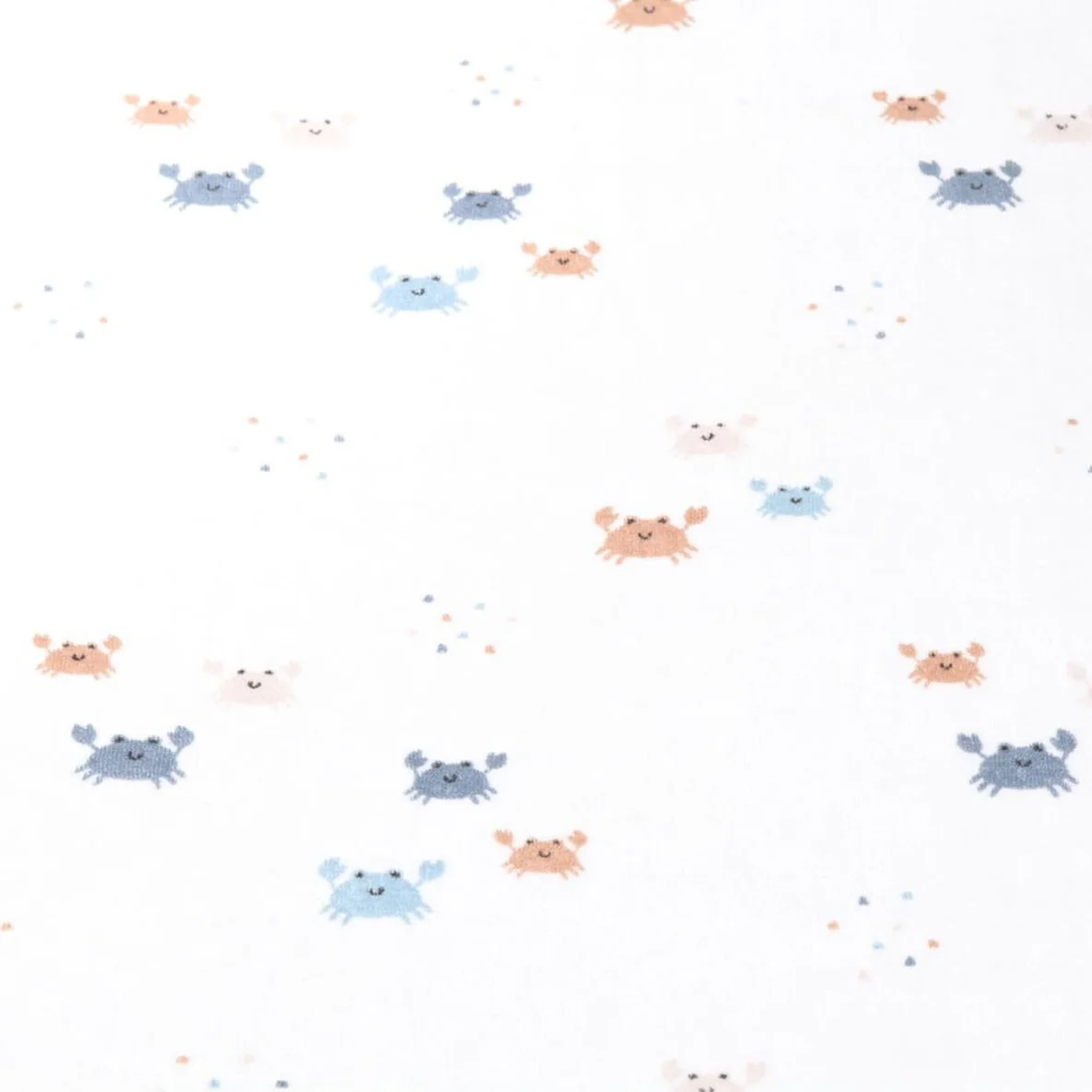 Stretch Frottee Krabben Ecru