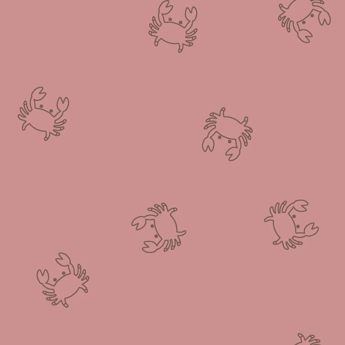 Stretch Frottee Krabben Pink