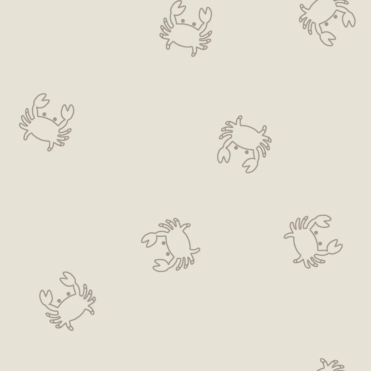 Stretch Frottee Krabben Sand