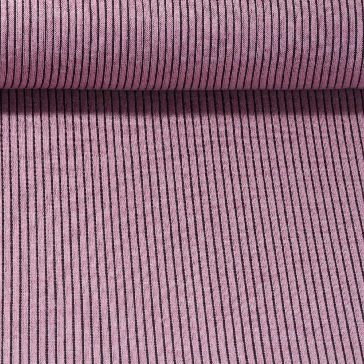 Strickjersey Gerippt Altrosa
