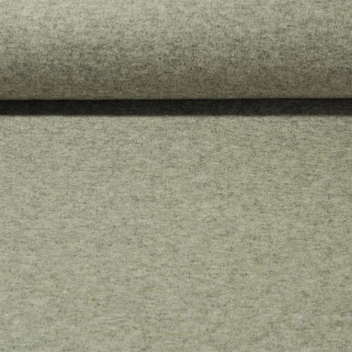 Strickjersey "Grace" Oliv Melange