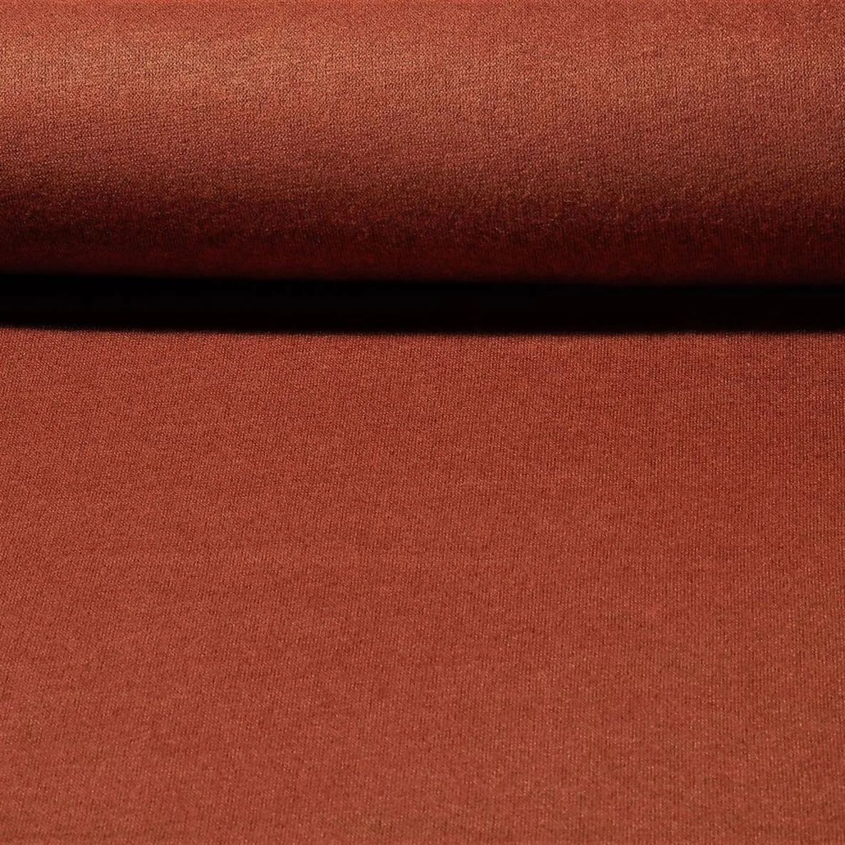 Strickjersey "Grace" Ziegelrot