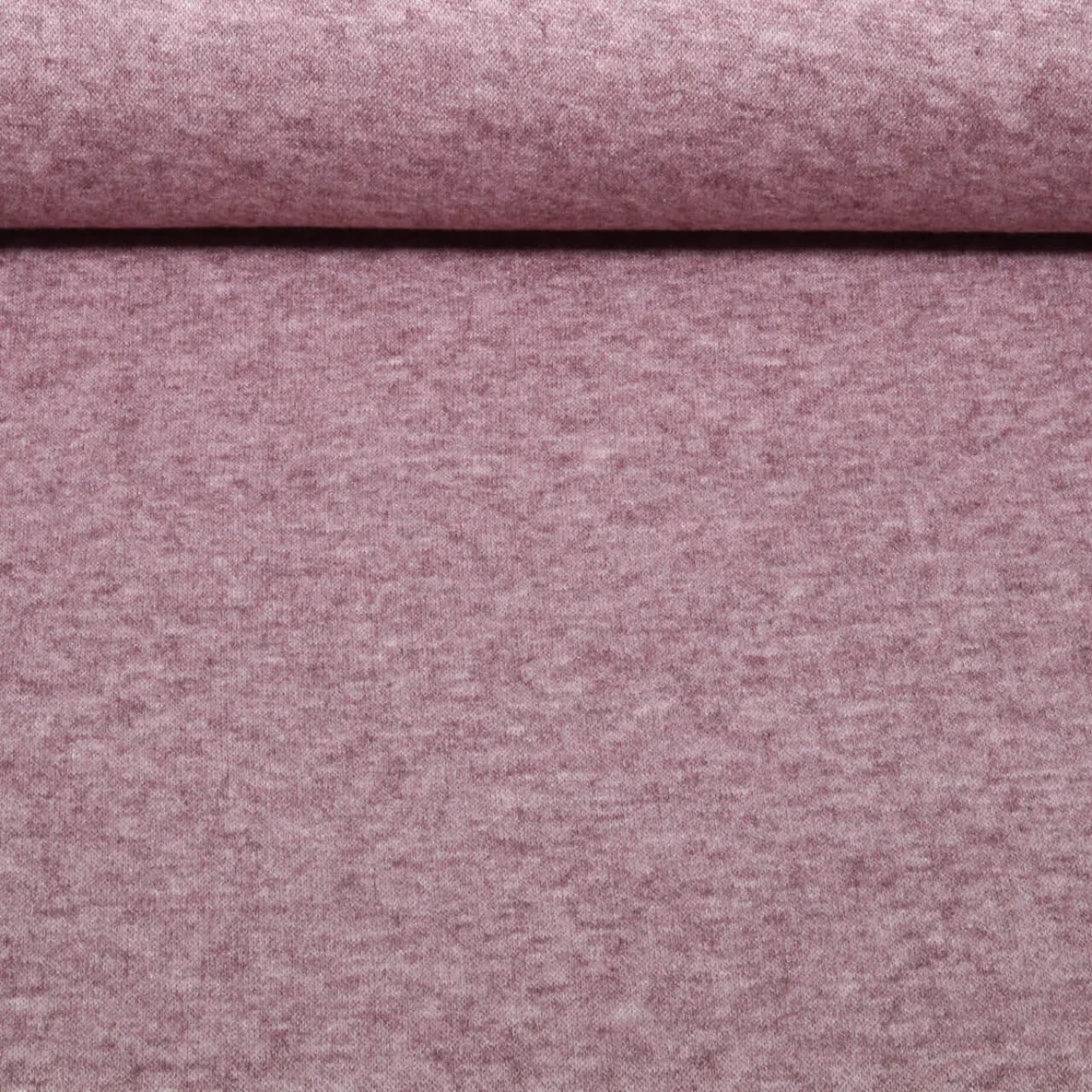 Strickjersey Melange Pastell Mauve 