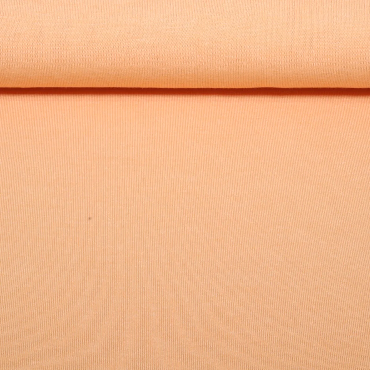 Strickjersey Uni Melange Orange