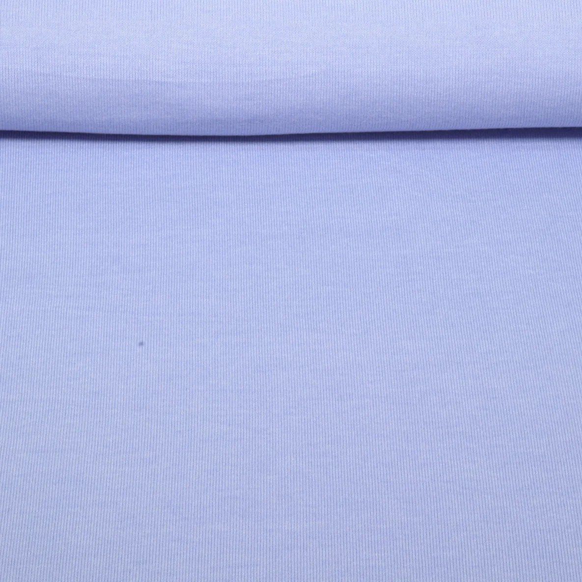 Strickjersey Uni Melange Pastell Blau