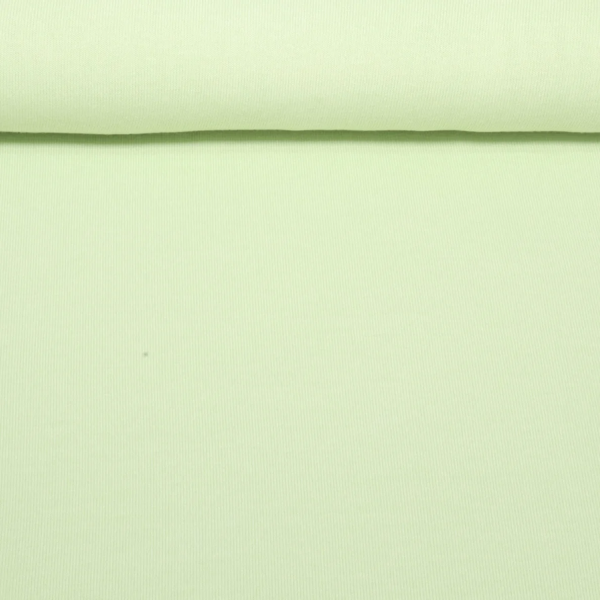 Strickjersey Uni Melange Pastell Mint