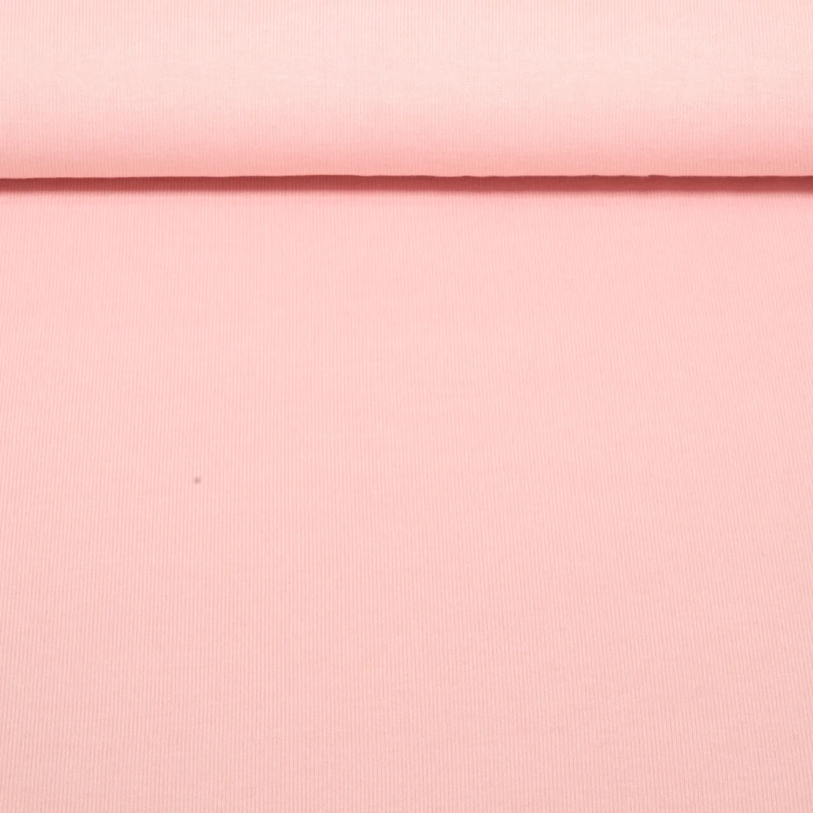 Strickjersey Uni Melange Pastell Rosa